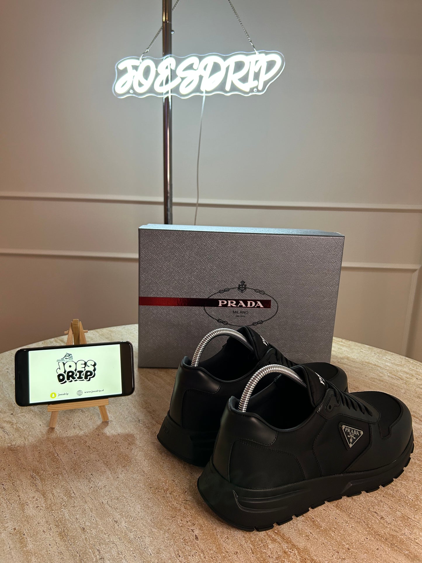 Prada - Sneaker Full leather black