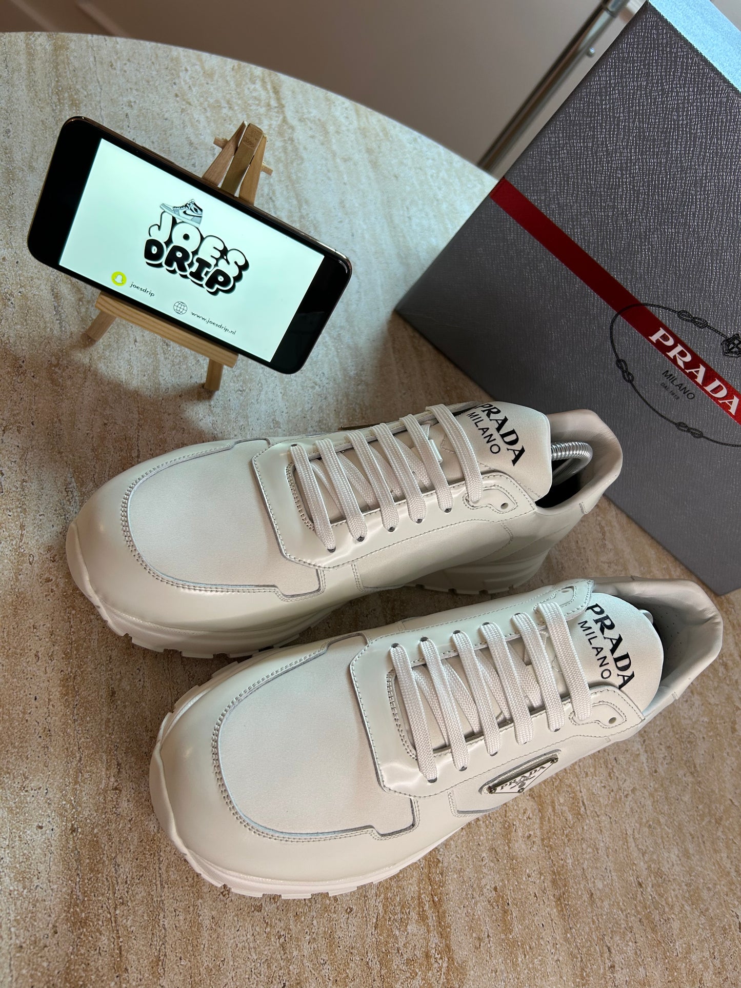 Prada Sneaker - Full leather white