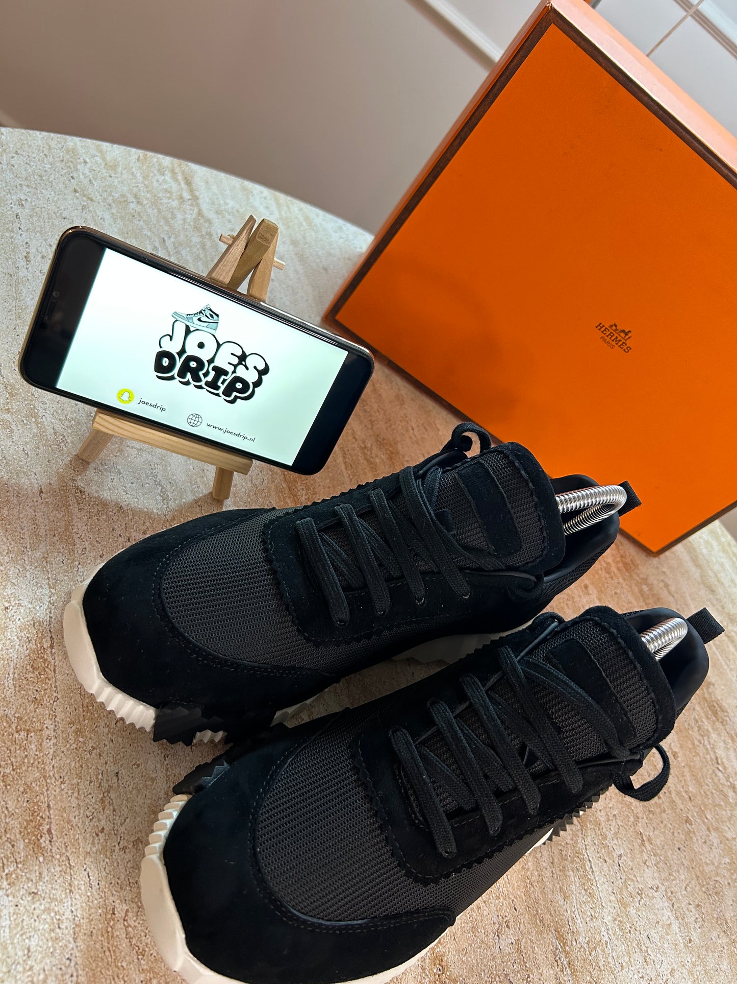 Hermes - Bouncing Sneaker black suéde