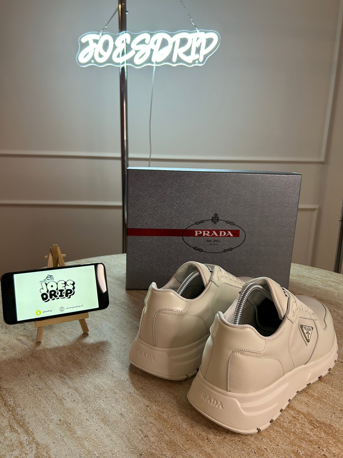Prada Sneaker - Full leather white