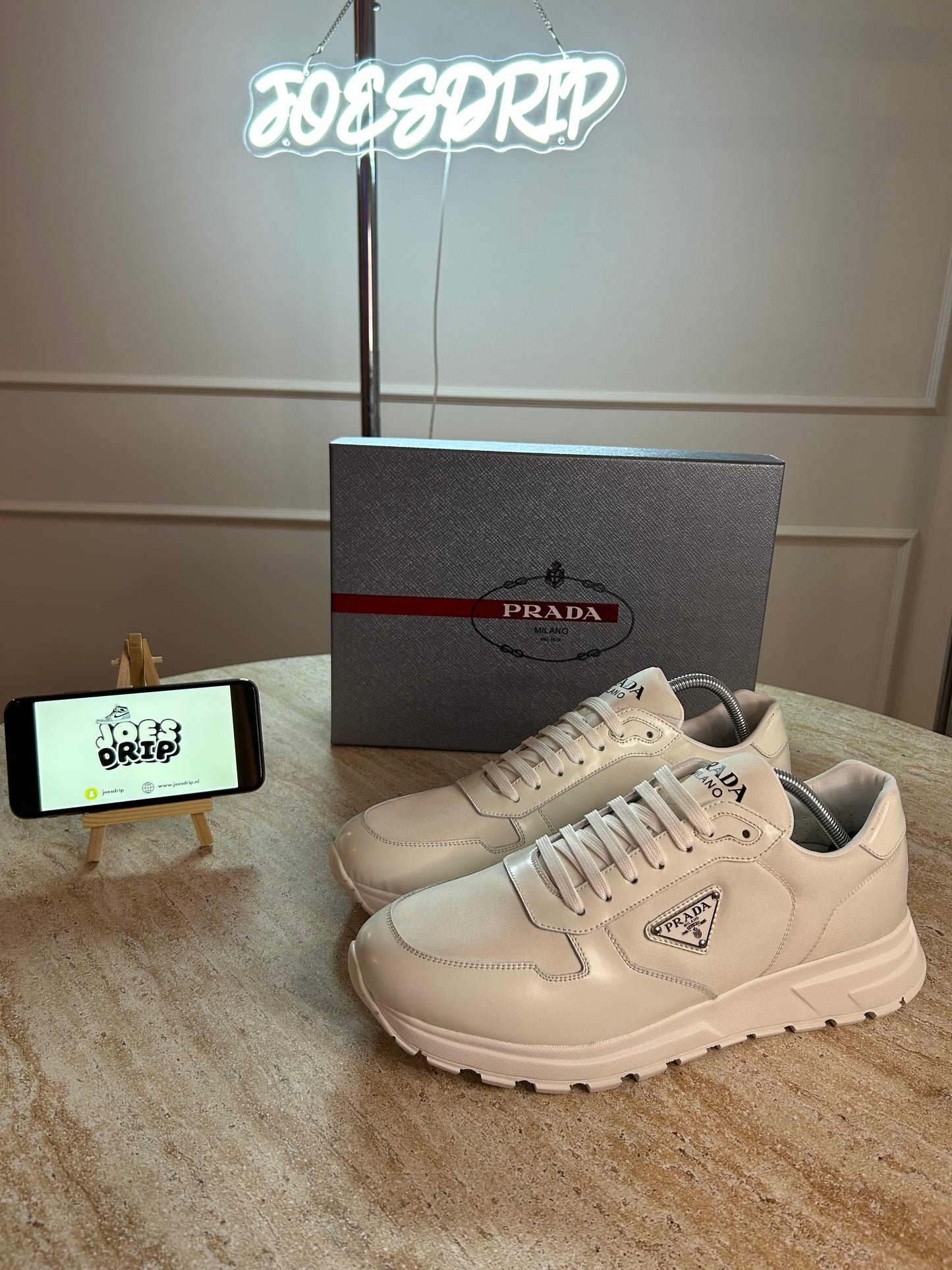 Prada Sneaker - Full leather white