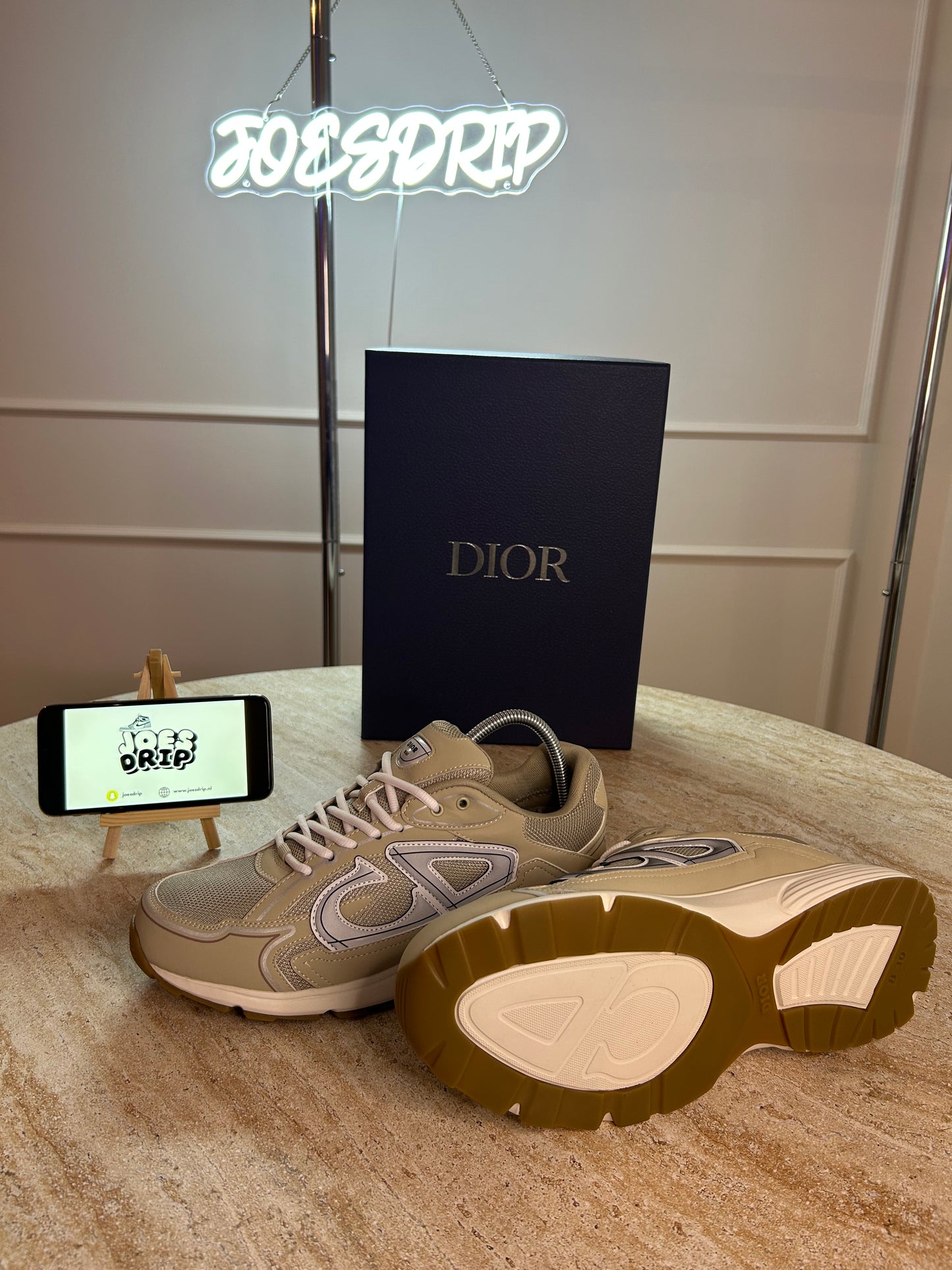 Dior sneaker - B30 Brown cremé